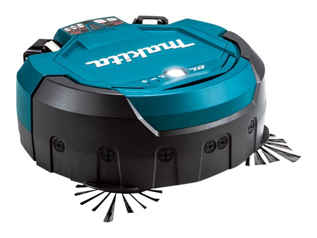 Makita DRC200Z robotdammsugare sedd snett uppifrån