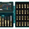Makita Impact Gold bitssats i fodral, framifrån