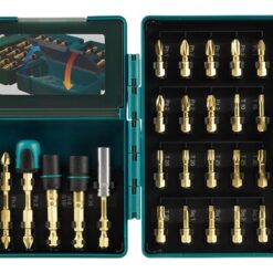 Makita Impact Gold bitssats i fodral, framifrån