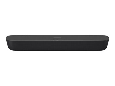 Panasonic SC-HTB200 soundbar i svart sedd rakt framifrån