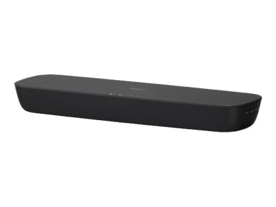 Panasonic SC-HTB200 soundbar i svart sedd snett framifrån