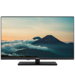 Panasonic 32 tums TV TV-32S55AEZC som visar ett bergslandskap