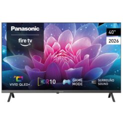 Panasonic 40 tums Full HD QLED-TV med Fire TV, modell TV-40S65CEZS, sedd framifrån