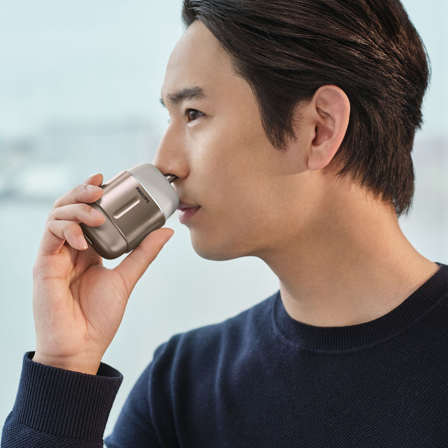 Philips Shaver 700 Series S791/06 användning av näshårstrimmern
