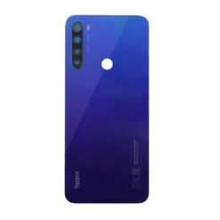 Blå baksida/batterilucka till Xiaomi Redmi Note 8T, sedd bakifrån