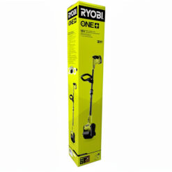 Ryobi 18V ONE+ terrassrengörare med multiborste, förpackning framsida