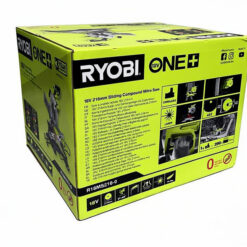 Ryobi ONE+ R18MS216-0 18 V kap- och gersåg, förpackningens baksida