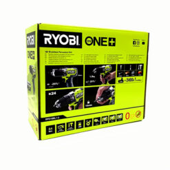 Ryobi ONE+ RPD18BL1-0 18 V slagborrskruvdragare, förpackningens baksida