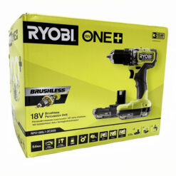 Ryobi ONE+ RPD18BL1-2C20S 18 V slagborrskruvdragare, förpackningens framsida