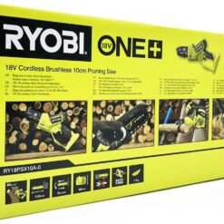 Ryobi ONE+ RY18PSX10A-0 18 V grensåg, förpackningens baksida