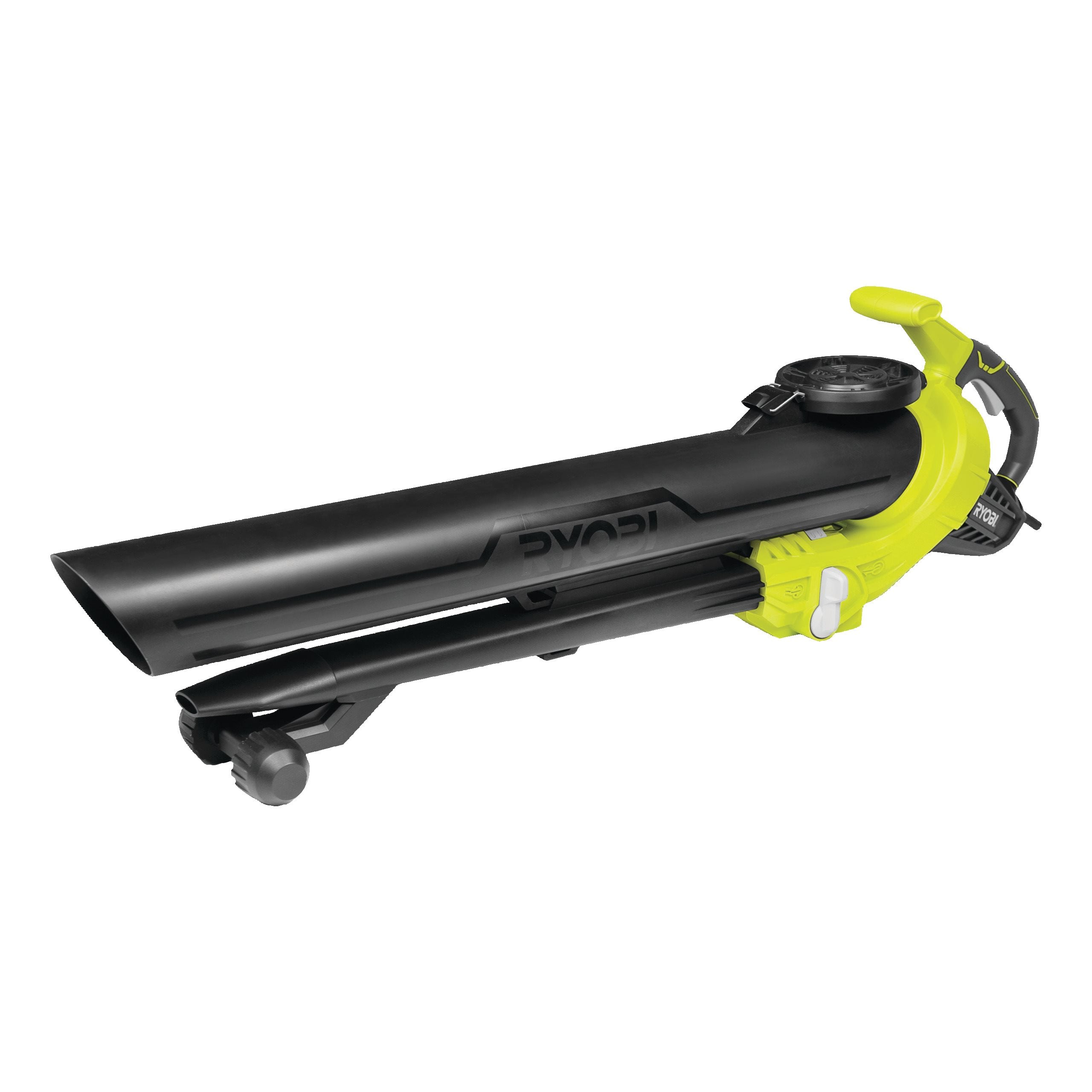 Ryobi RBV3000CESV elektrisk lövsug och lövblås 3000 W, svart och grön