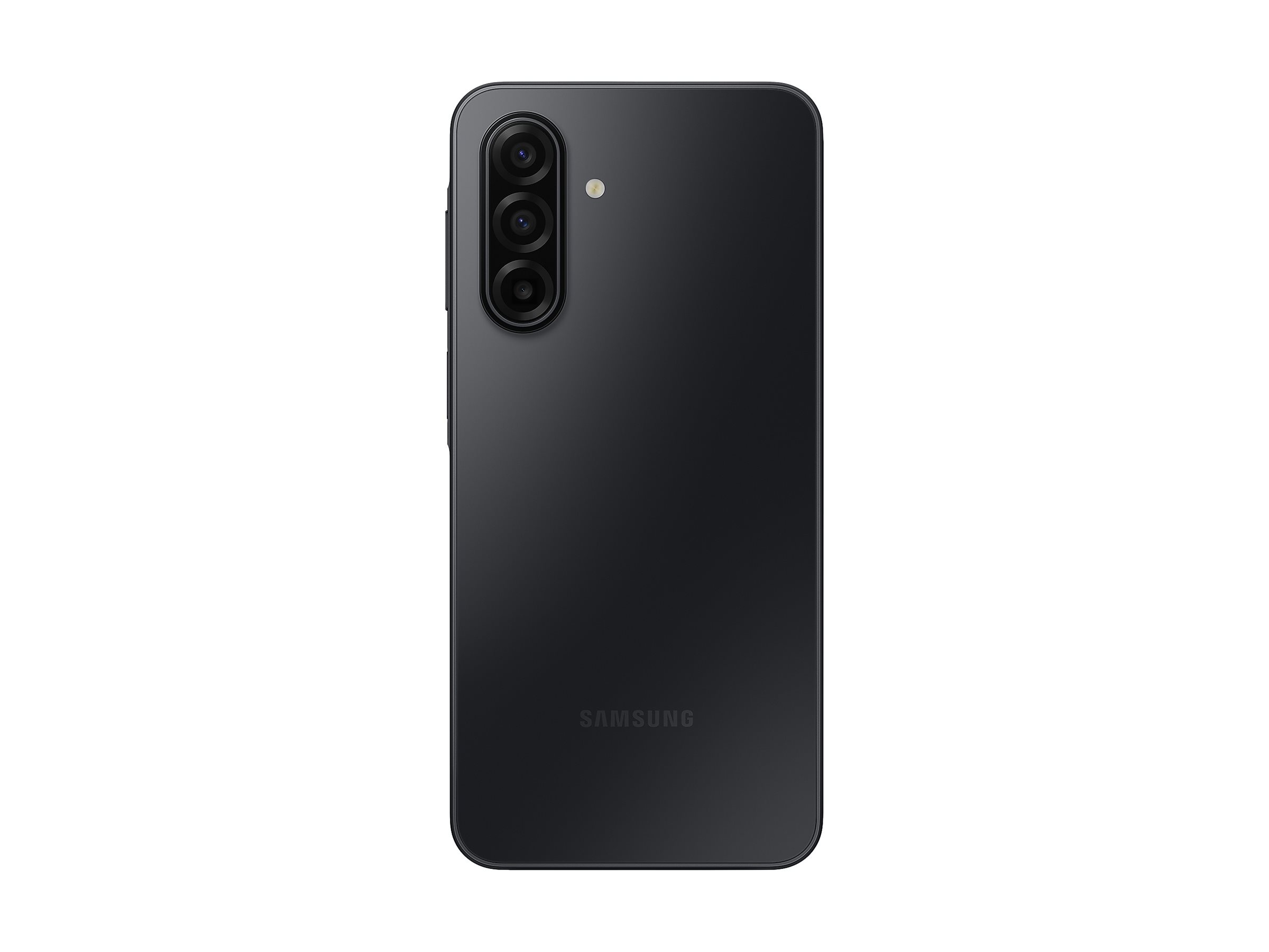 Samsung Galaxy A17 5G i svart, sedd bakifrån med kameror