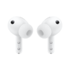 Samsung Galaxy Buds4 Pro vit hörlurar sedda bakifrån med sensorer