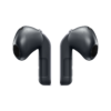 Samsung Galaxy Buds4 svart hörlurar sedda från sidan