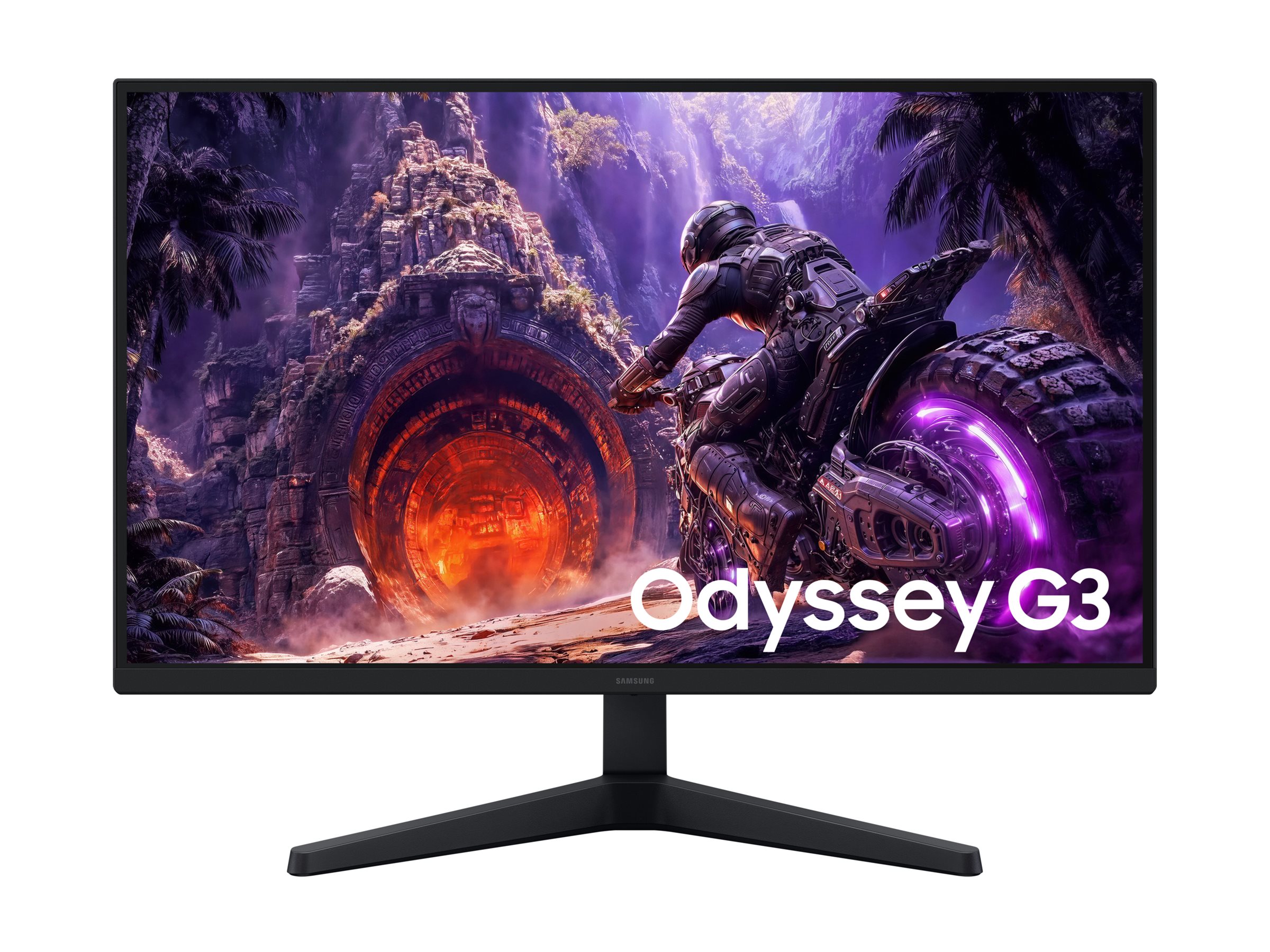 Samsung Odyssey G3 27-tums gamingskärm sedd rakt framifrån