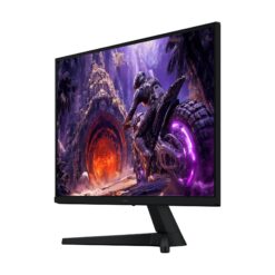 Samsung Odyssey G3 27-tums gamingskärm vinklad från vänster sida