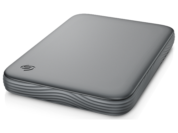 Seagate Expansion Portable 2 TB extern hårddisk i vinklad vy