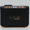 Technaxx TX-205 portabelt kraftpaket sett bakifrån med Technaxx-logotyp