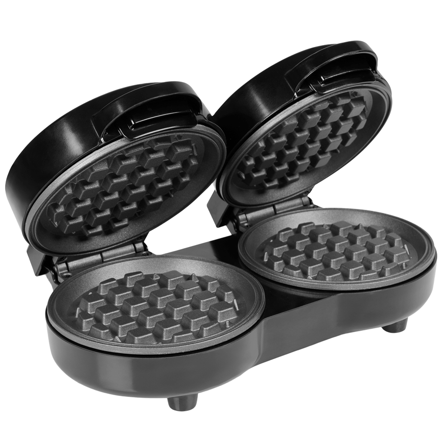 Tristar Belgiskt Dubbelt Våffeljärn WF-2115 - 2 Våfflor Åt Gången - Ø12,5 cm - 1100 W - Non-Stick - PFAS-fritt