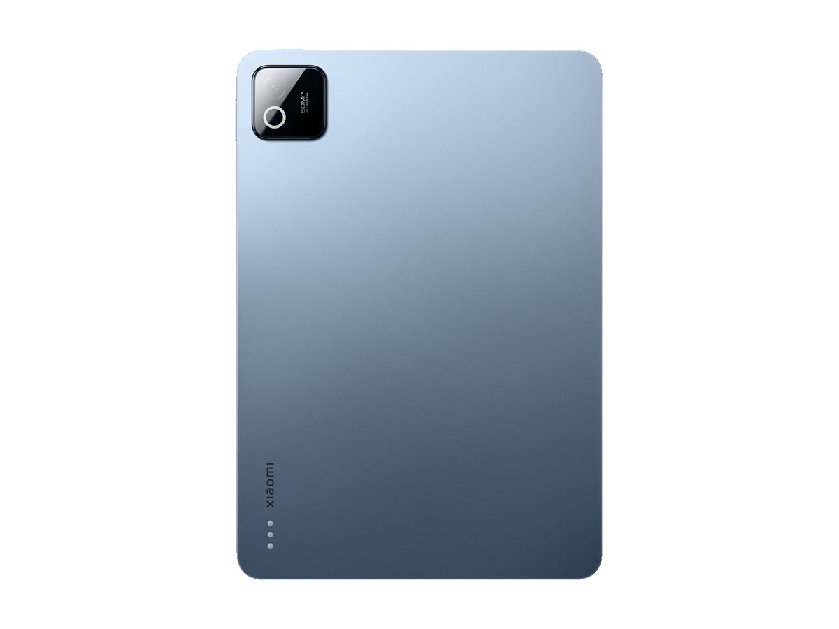 Baksidan på Xiaomi Pad 8 Pro surfplatta i blått med kameramodul